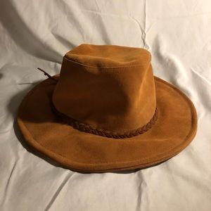 Free People leather hat